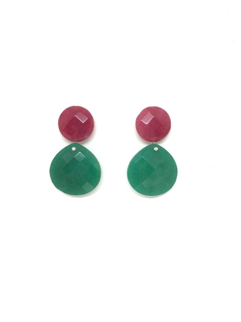 Pendientes Fresa y Verde